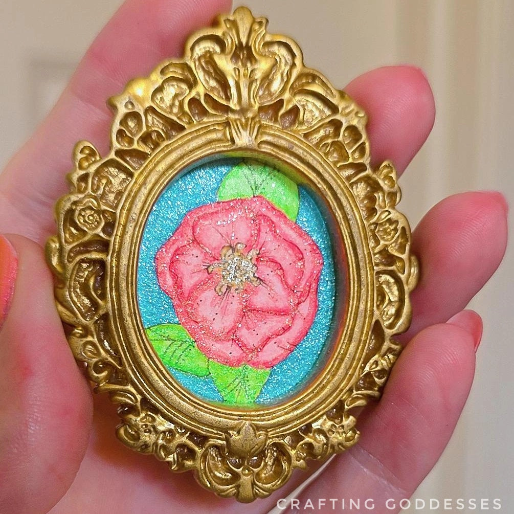 *ONE-OF-A-KIND Original Mini Watercolor Artwork - Magnet - Eternal Love