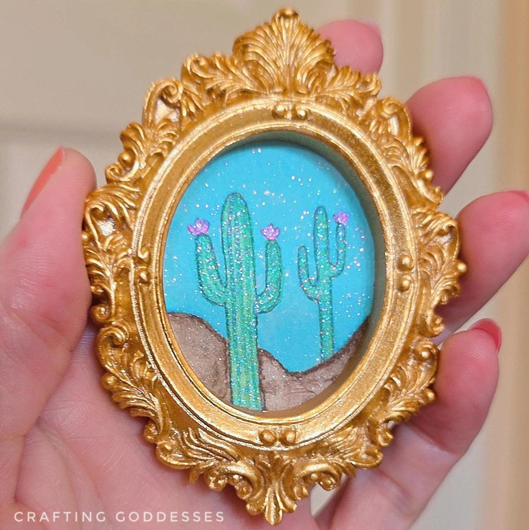 *ONE-OF-A-KIND Original Mini Watercolor Artwork - Desert Dreams