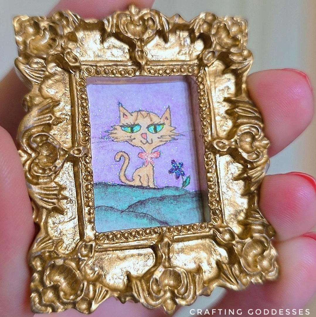 *ONE-OF-A-KIND Original Mini Watercolor Artwork - Magnet - Heartbreaker