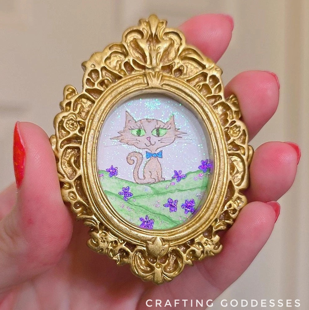 *ONE-OF-A-KIND Original Mini Watercolor Artwork - Magnet - Heartthrob