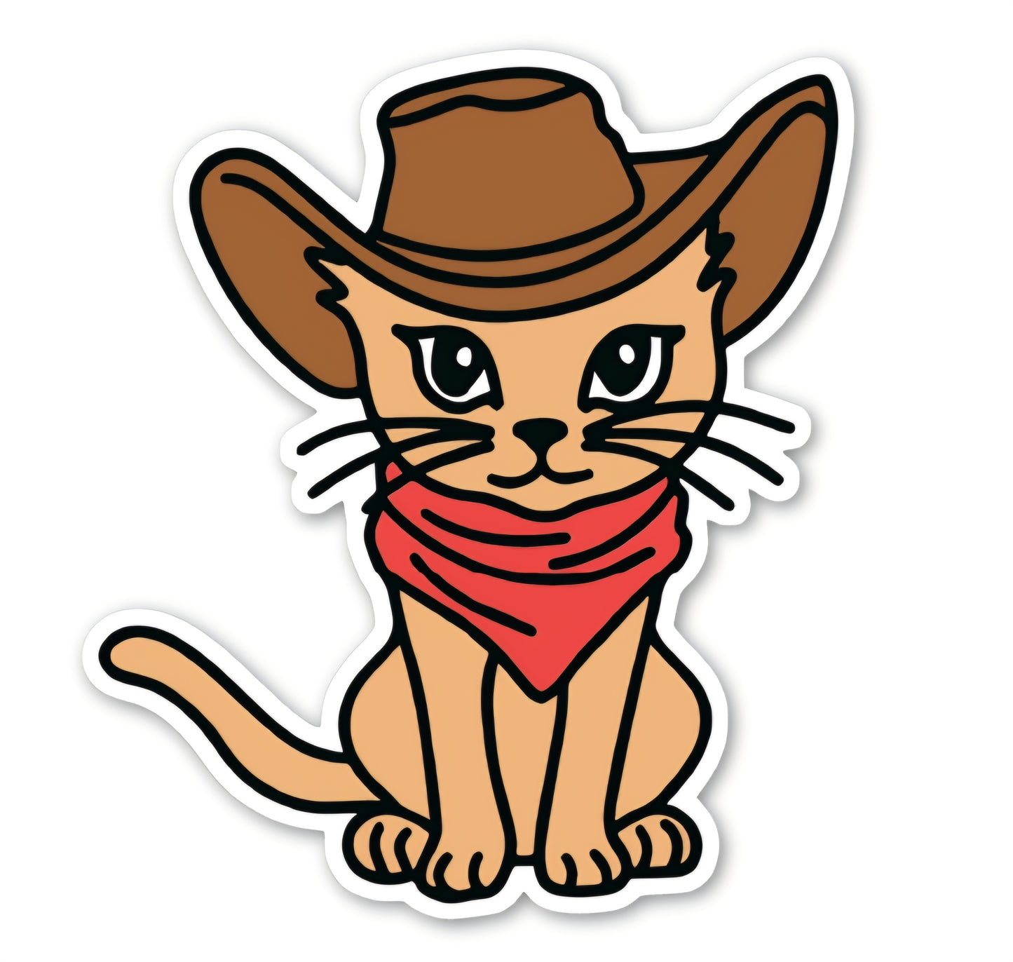 Sticker - Meowdy Cowboy Cat