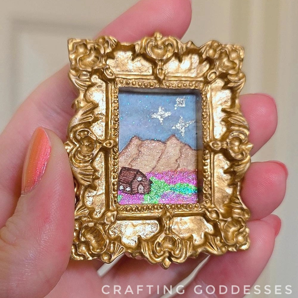 *ONE-OF-A-KIND Original Mini Watercolor Artwork - Magnet - Paradise