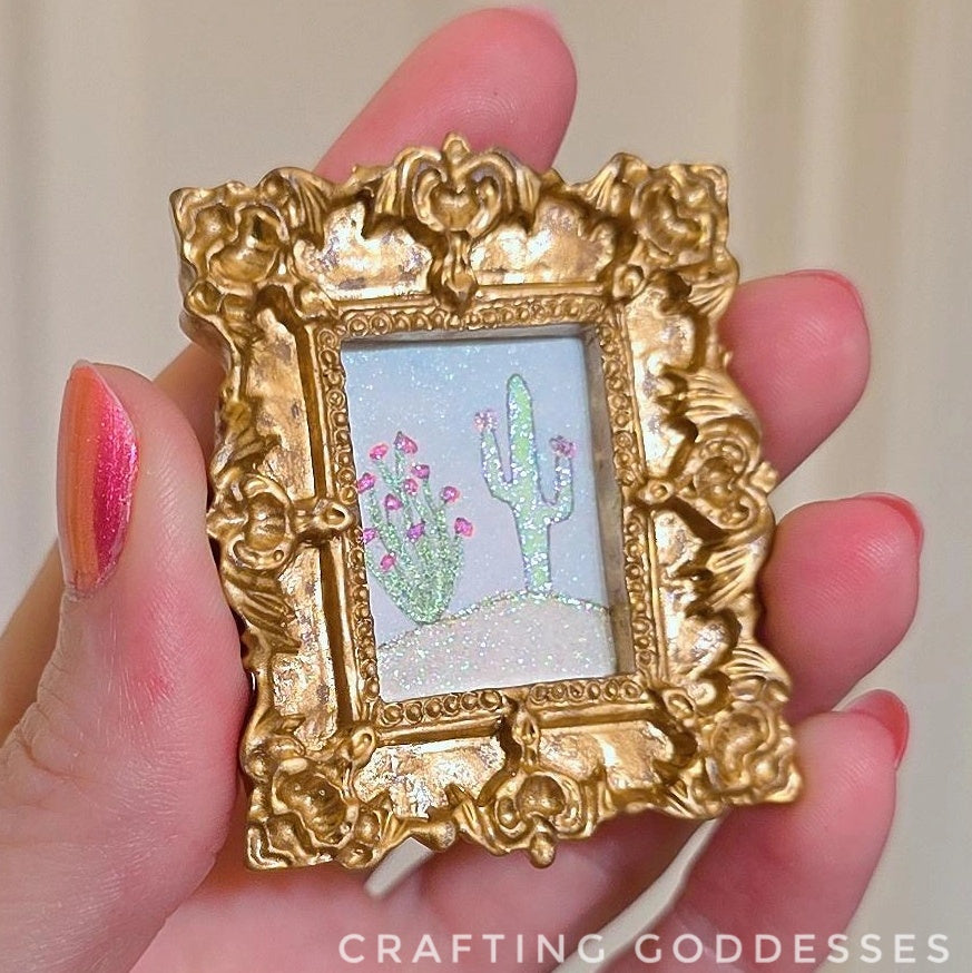 *ONE-OF-A-KIND Original Mini Watercolor Artwork - Magnet - Painted Desert