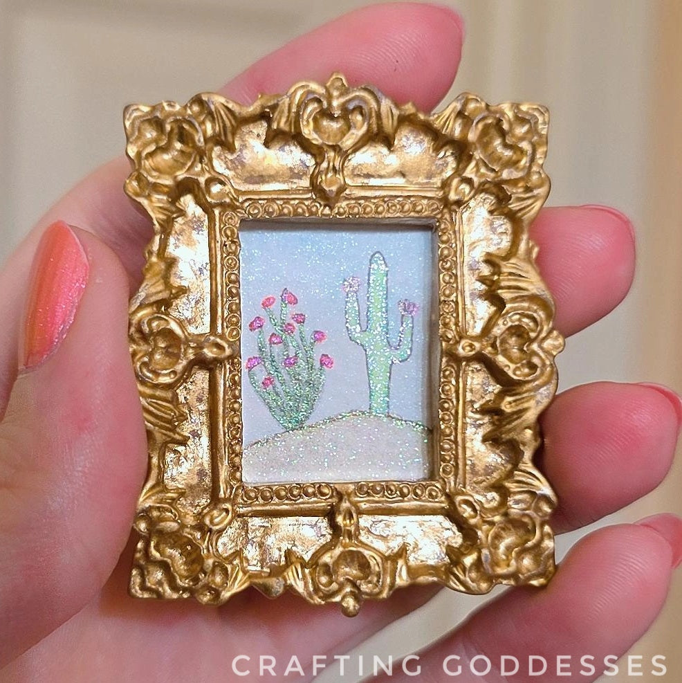 *ONE-OF-A-KIND Original Mini Watercolor Artwork - Magnet - Painted Desert