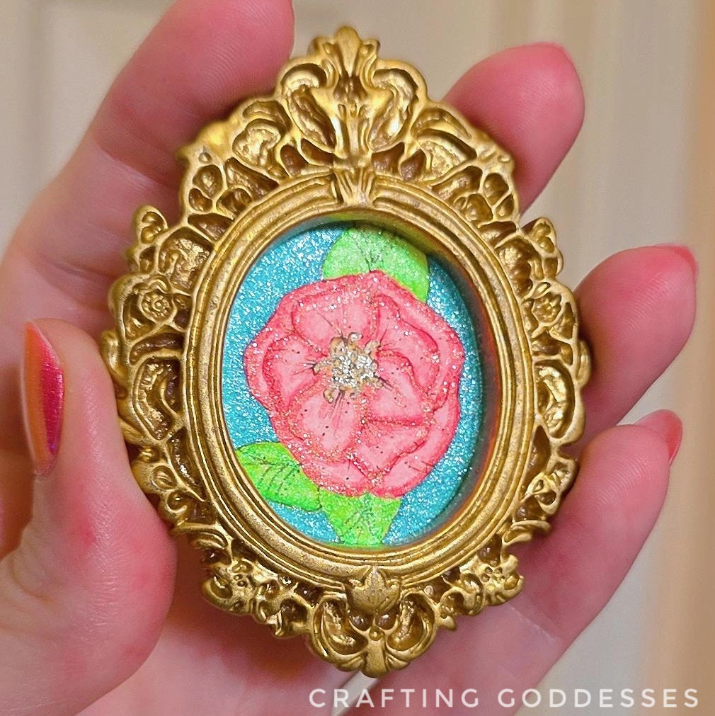 *ONE-OF-A-KIND Original Mini Watercolor Artwork - Magnet - Eternal Love