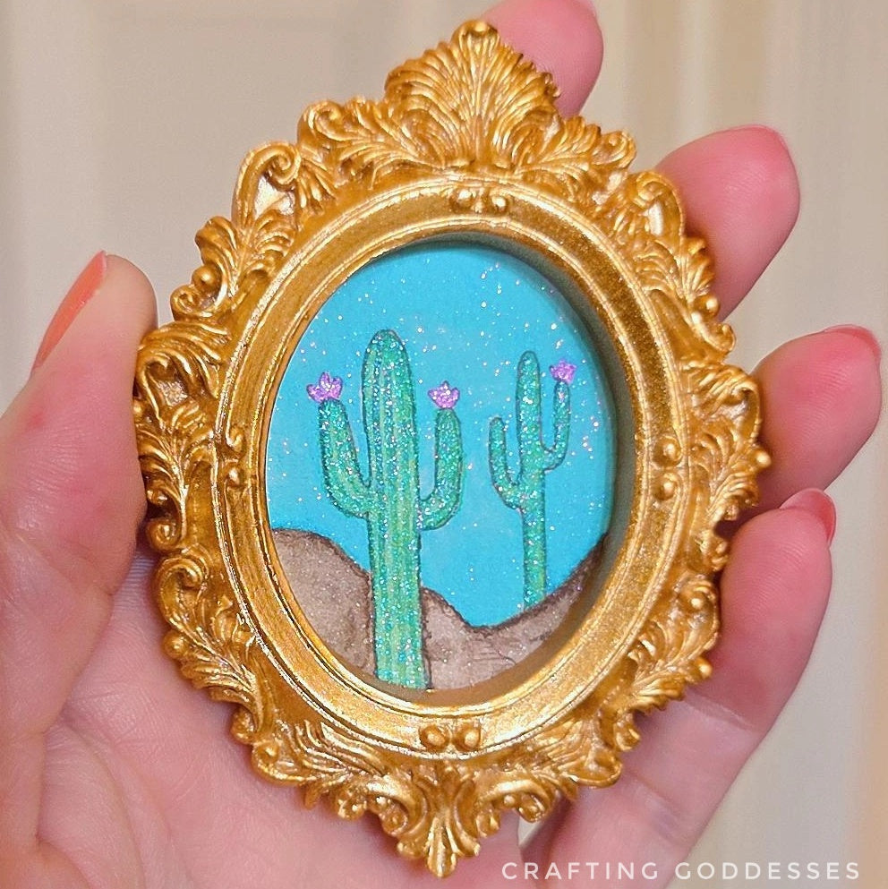 *ONE-OF-A-KIND Original Mini Watercolor Artwork - Desert Dreams