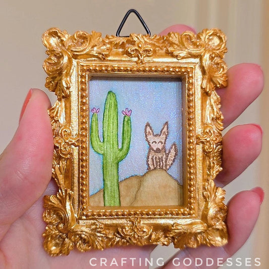 *ONE-OF-A-KIND Original Mini Watercolor Artwork - Desert Life