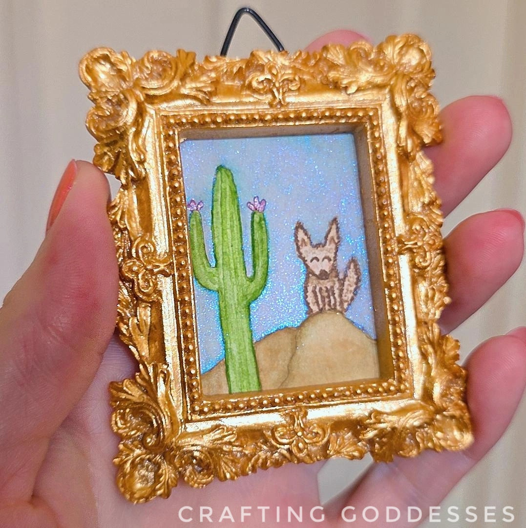 *ONE-OF-A-KIND Original Mini Watercolor Artwork - Desert Life