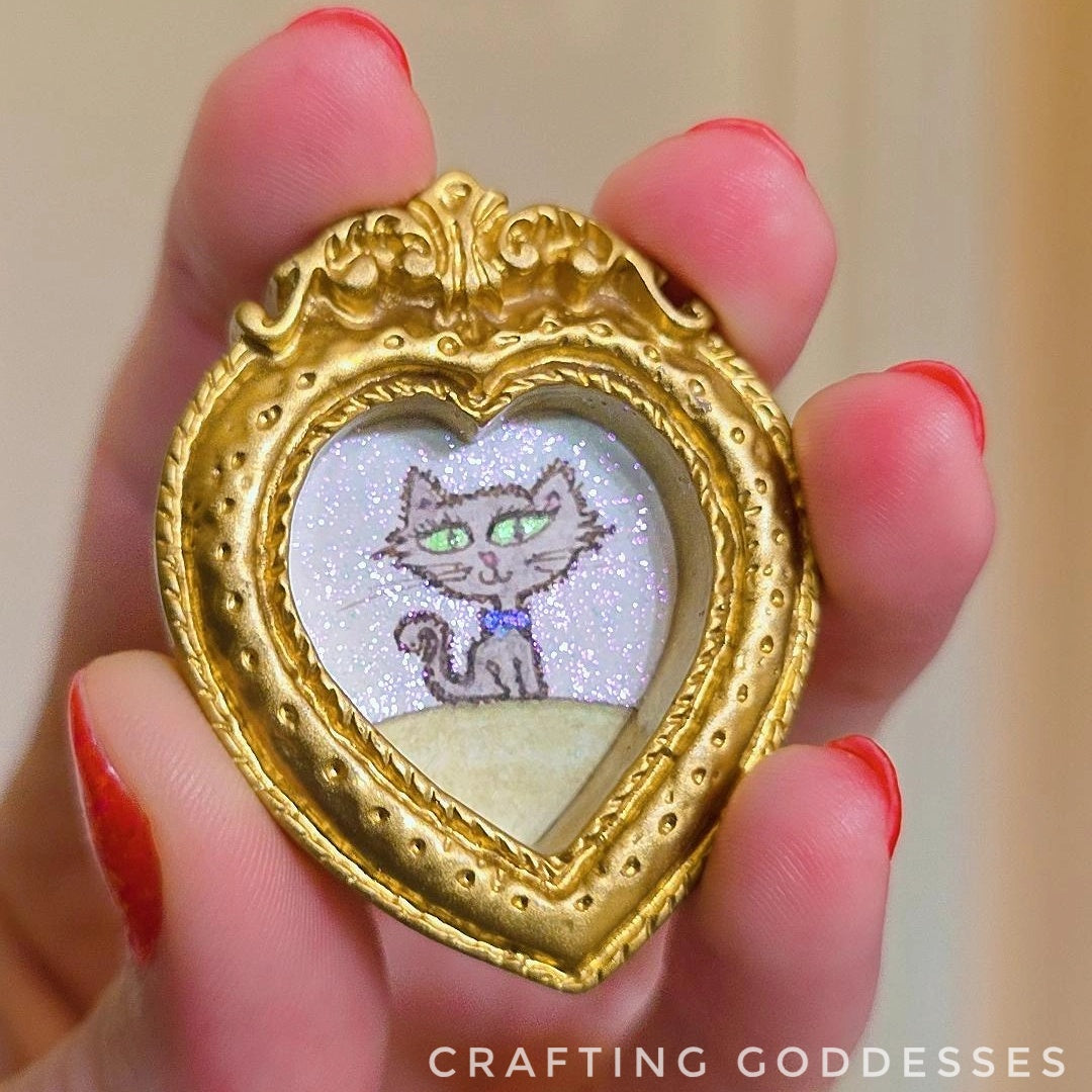 *ONE-OF-A-KIND Original Mini Watercolor Artwork - Magnet - Casanova
