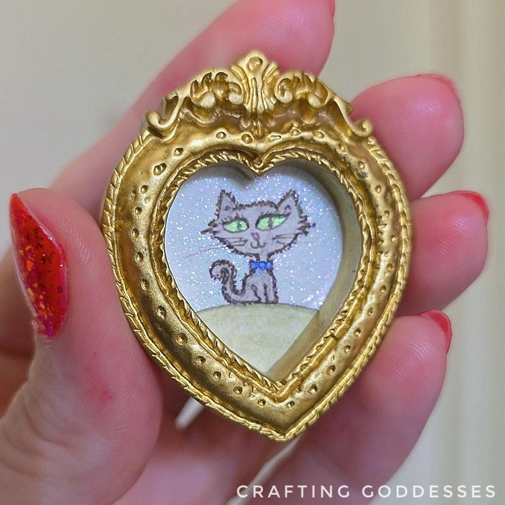 *ONE-OF-A-KIND Original Mini Watercolor Artwork - Magnet - Casanova