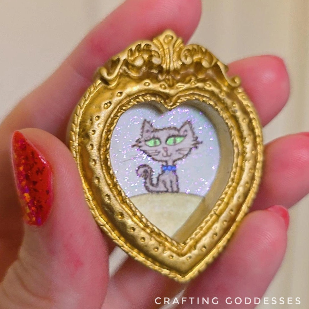 *ONE-OF-A-KIND Original Mini Watercolor Artwork - Magnet - Casanova