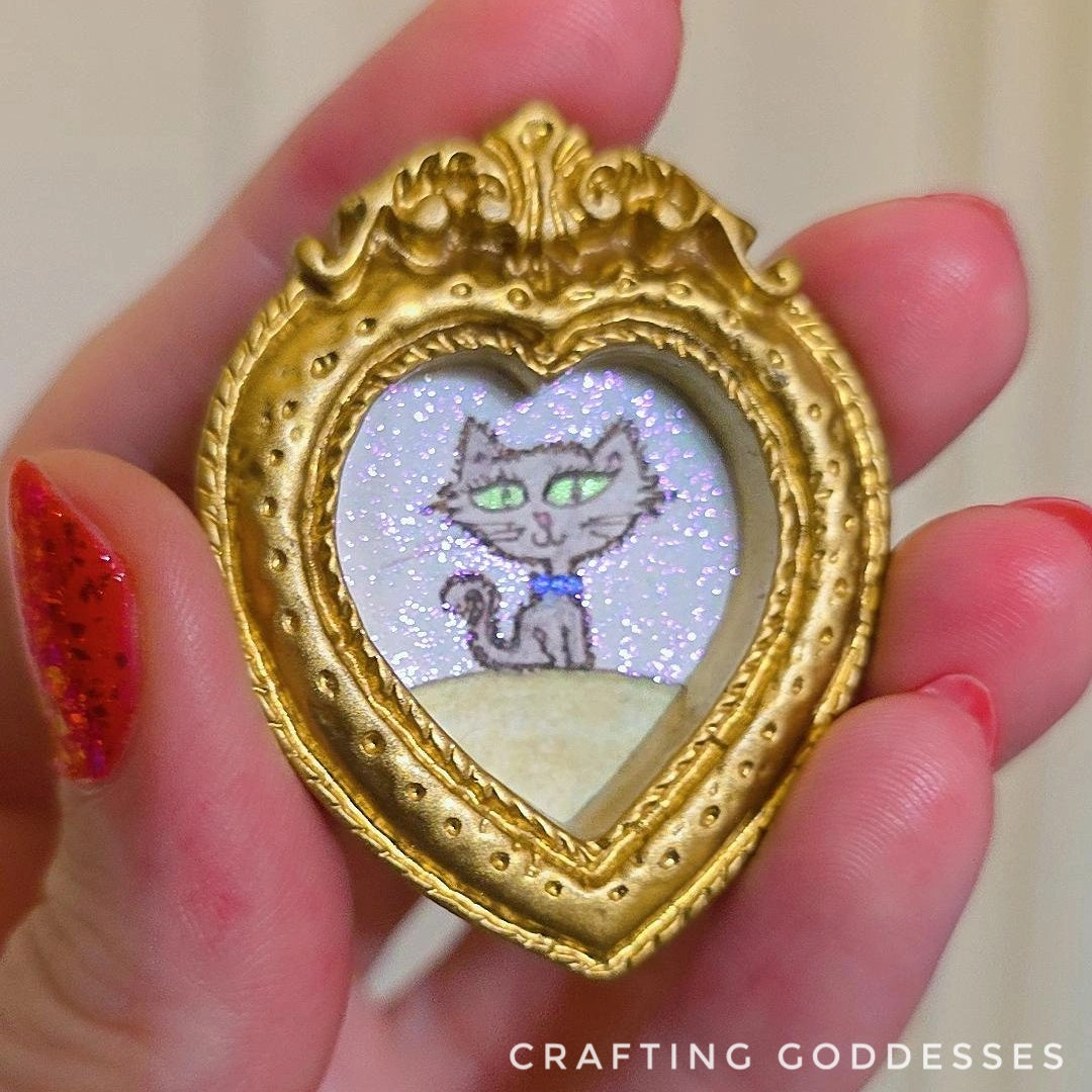 *ONE-OF-A-KIND Original Mini Watercolor Artwork - Magnet - Casanova