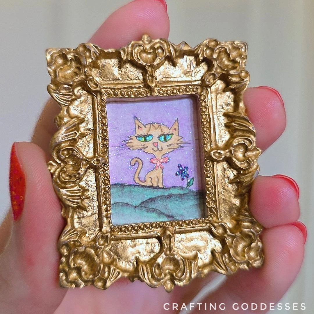 *ONE-OF-A-KIND Original Mini Watercolor Artwork - Magnet - Heartbreaker
