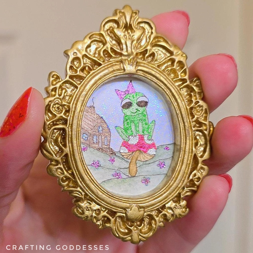 *ONE-OF-A-KIND Original Mini Watercolor Artwork - Magnet - Ribberta