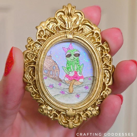 *ONE-OF-A-KIND Original Mini Watercolor Artwork - Magnet - Ribberta