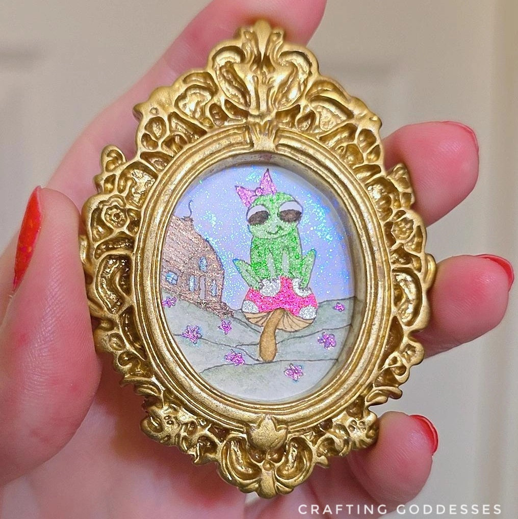 *ONE-OF-A-KIND Original Mini Watercolor Artwork - Magnet - Ribberta