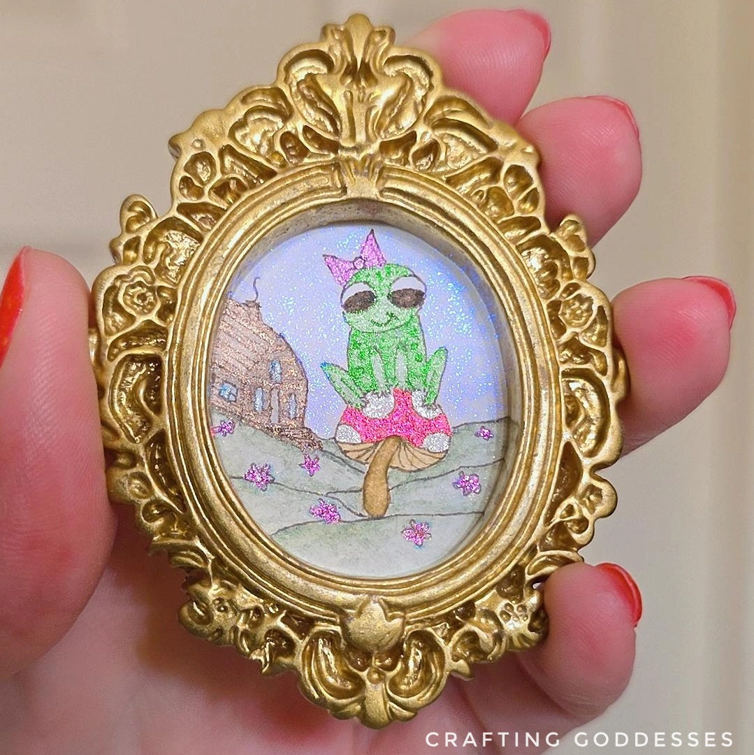 *ONE-OF-A-KIND Original Mini Watercolor Artwork - Magnet - Ribberta