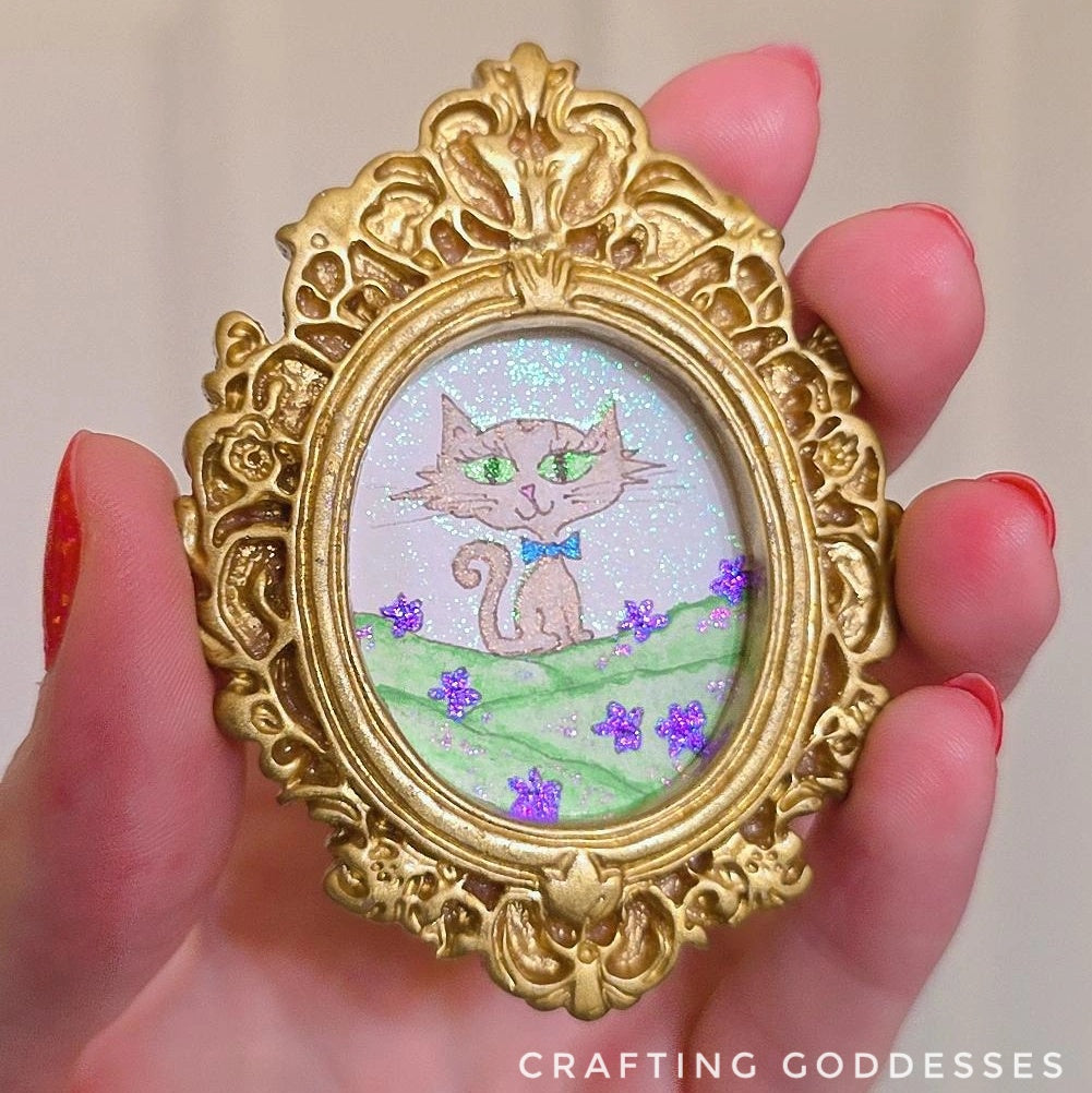 *ONE-OF-A-KIND Original Mini Watercolor Artwork - Magnet - Heartthrob