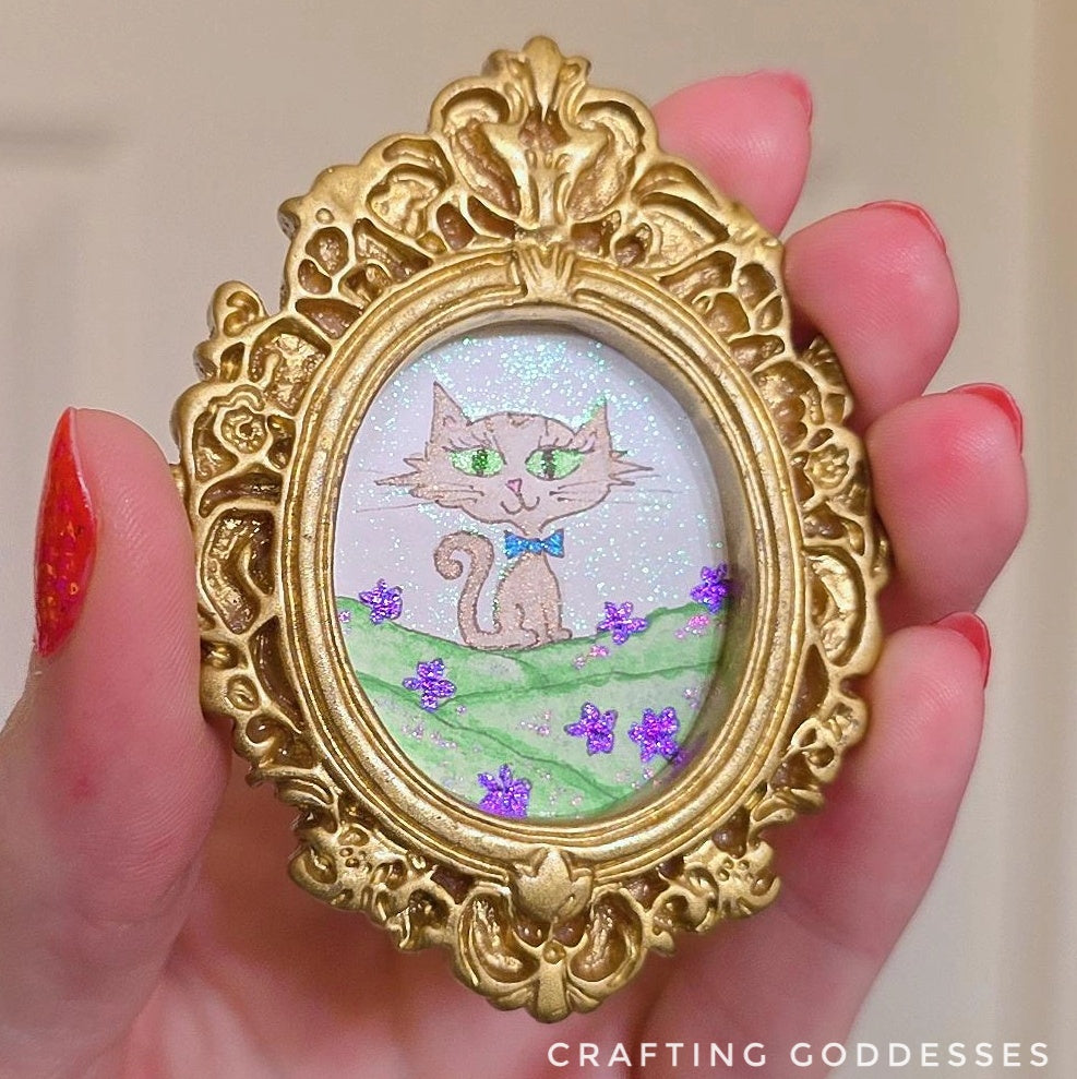 *ONE-OF-A-KIND Original Mini Watercolor Artwork - Magnet - Heartthrob