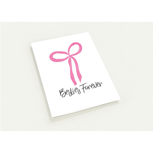 Greeting Card - Friendship Bestie Forever - Blank Inside