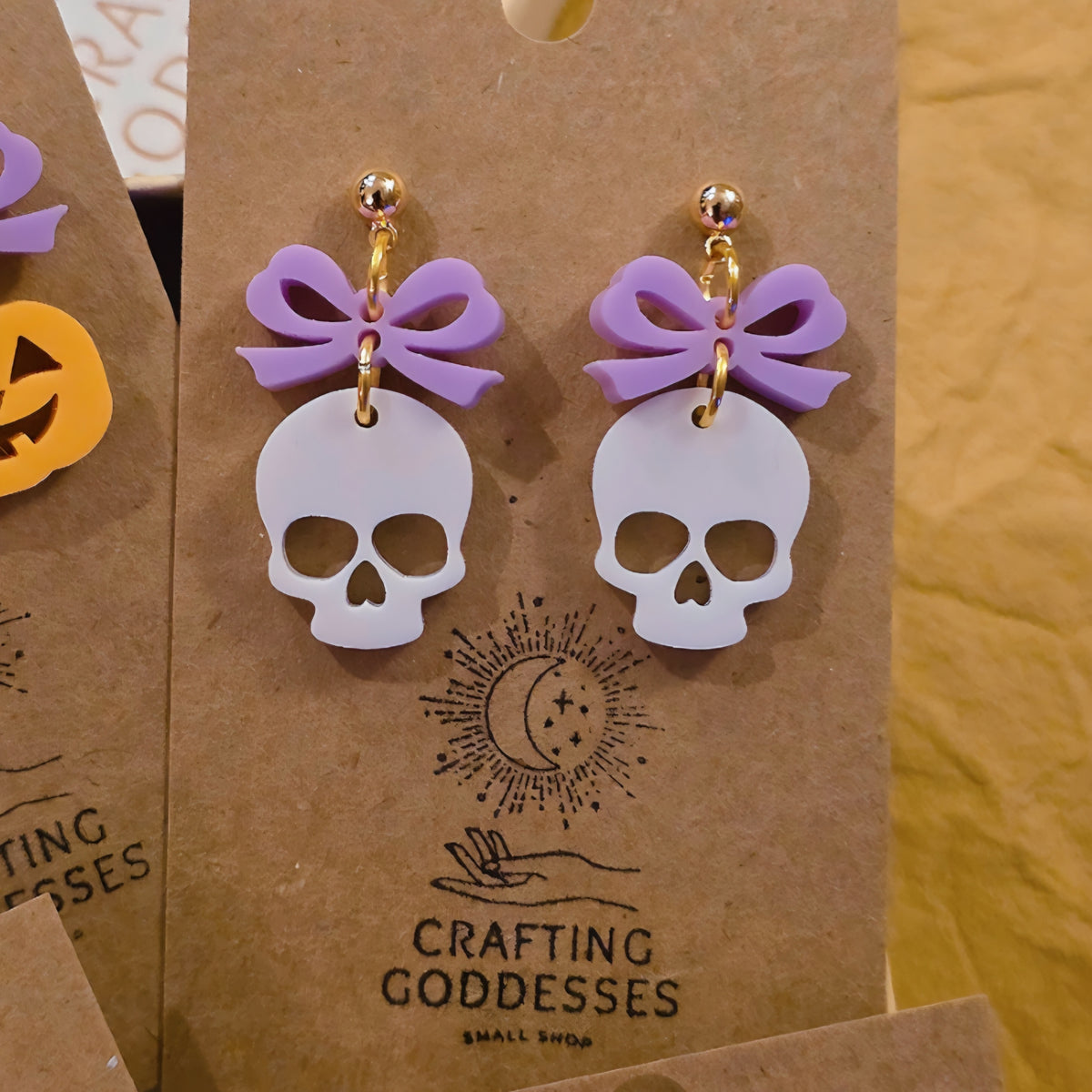 *Acrylic Earrings - *Fall/Halloween 'Autumn Cuties Collection' - Hypoallergenic Posts