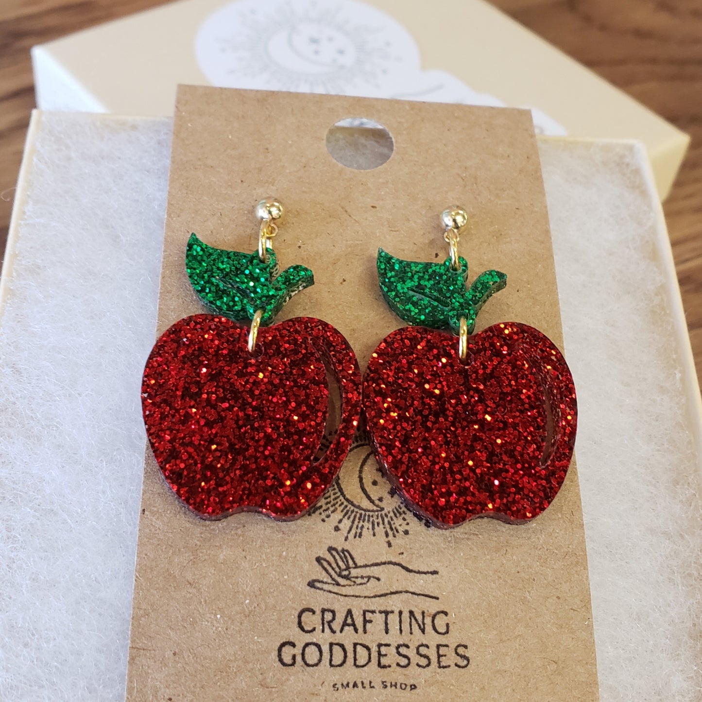 Acrylic Earrings - Back to School - Hypoallergenic Posts
